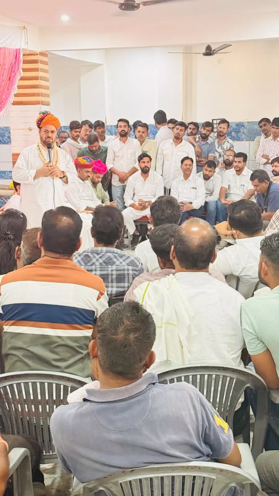 शाहपुरा में जिला कांग्रेस अध्यक्ष के लिए हुई रायशुमारी