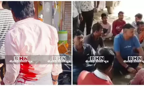 दुकान खाली करने के विवाद में किरायेदार पर हमला, आरोपी गिरफ्तार, गुस्साए माली समाज ने थाने पर जताया रोष