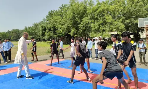 सांसद खेल महाकुंभ में उमड़ा जोश .शहीद सिंह शक्तावत विद्यालय में शुभारंभ