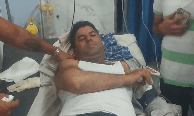 पुलिस कंट्रोल रूम के पास फायरिंग से सनसनी- पूर्व सरपंच पर जानलेवा हमला, हमलावर फरार