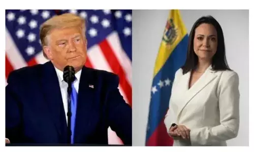वेनेजुएला की विपक्षी नेता मारिया कोरिना मचाडो को नोबेल शांति पुरस्कार, ट्रंप और जनता को समर्पित किया