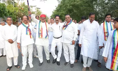 जयकारों के साथ हुआ आचार्य ज्ञानचंद्र महाराज का सुभाष नगर महावीर भवन में मंगल प्रवेश