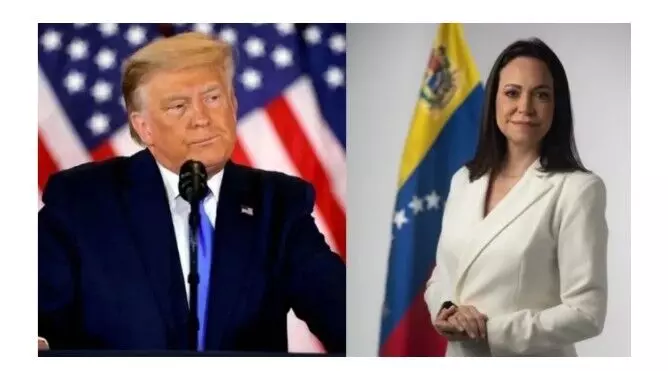 वेनेजुएला की विपक्षी नेता मारिया कोरिना मचाडो को नोबेल शांति पुरस्कार, ट्रंप और जनता को समर्पित किया
