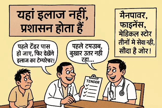 सेवा की जगह सत्ता की चाह और मरीजों की जगह कुर्सियों की दौड़