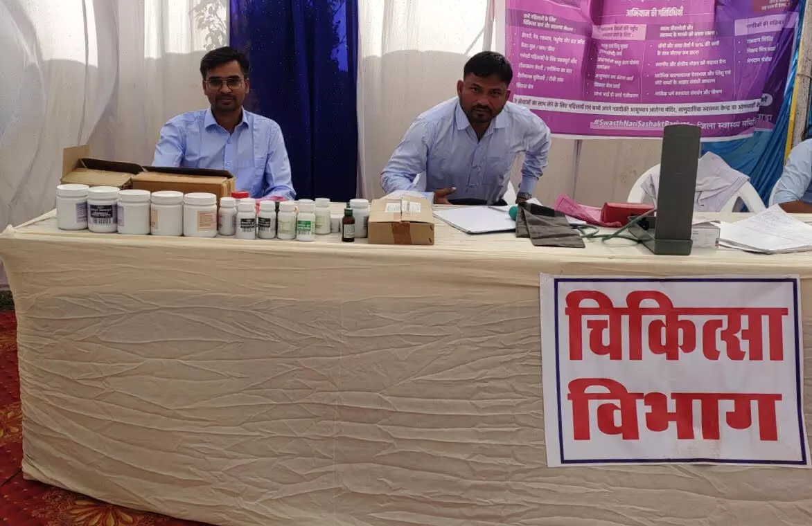 पोटला ग्रामीण सेवा शिविर में चिकित्सकों की कमी, मरीजों को झेलनी पड़ी परेशानी