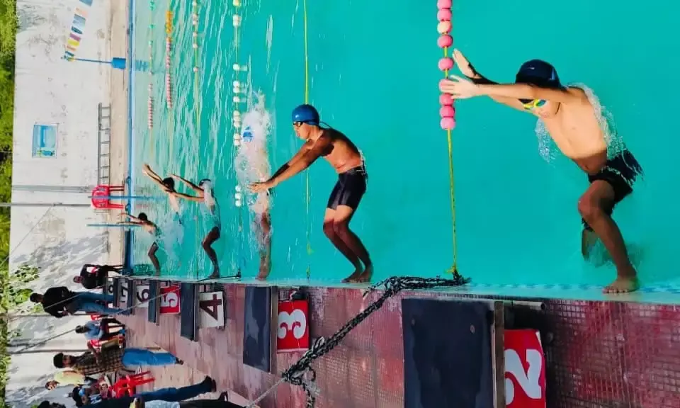 शाहपुरा में संपन्न हुआ मिनी स्विमिंग ओलंपिक थर्ड