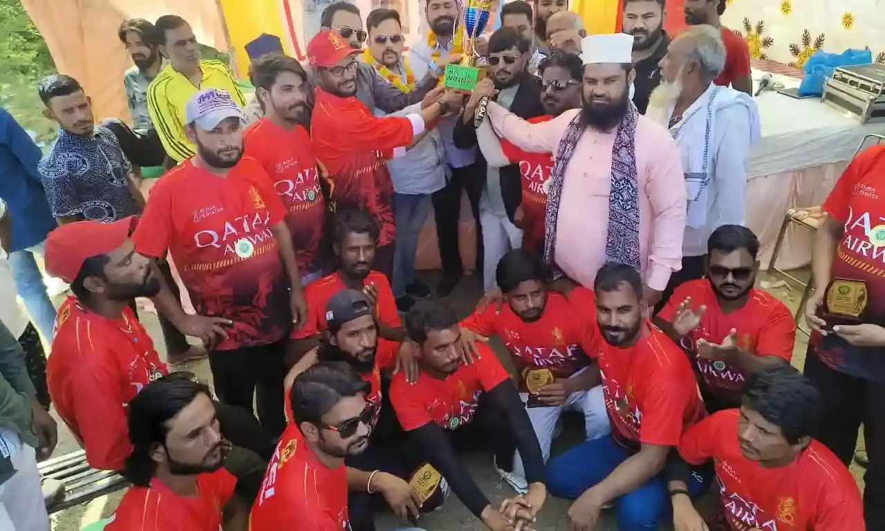 गंगापुर में मुस्लिम प्रीमियर लीग मैच में सिंधी टाइगर टीम रही विजेता