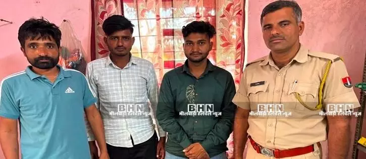 007 गैंग से जुड़े तीन युवक शांतिभंग के आरोप में गिरफ्तार 007 गैंग से जुड़े तीन युवक शांतिभंग के आरोप में गिरफ्तार