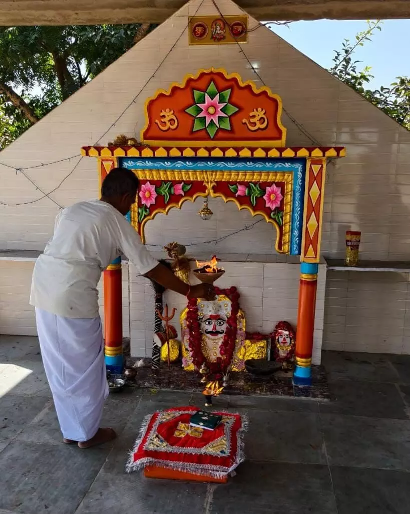 श्री निमड़िया भैरव देव पर कालाष्टमी के अवसर पर महा आरती का आयोजन