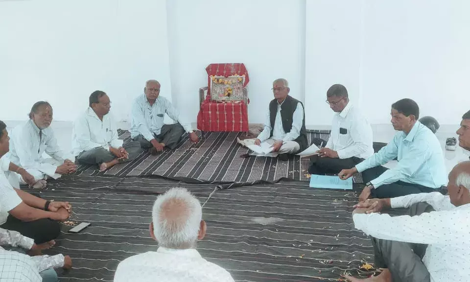 वागड मेवाड प्रजापति समाज संस्थान की बैठक, सम्मान समारोह 25 को