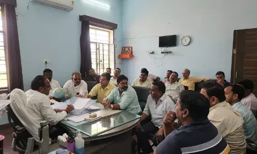 ईओ की कार्यप्रणाली को लेकर एसडीएम से मिला बिजौलियाँ प्रतिनिधि मण्डल