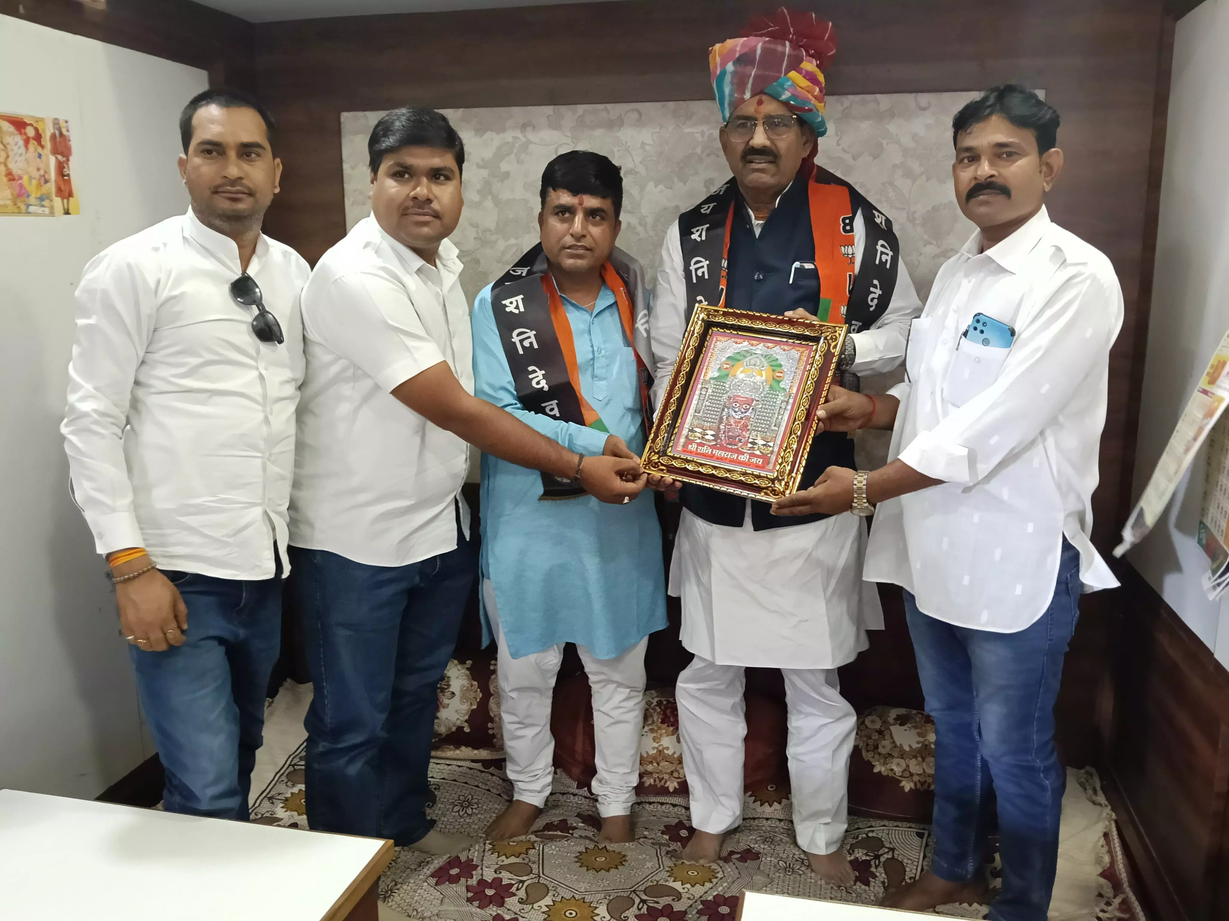 भाजपा ओबीसी मोर्चा प्रदेश अध्यक्ष गेदर का एक दिवसीय चित्तौड़गढ़ प्रवास