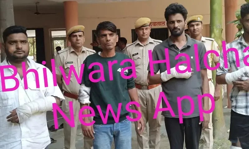 मास्टरमाइंड बिच्छू सहित चार गिरफ्तार, पुलिस ने बाजार में कराई परेड