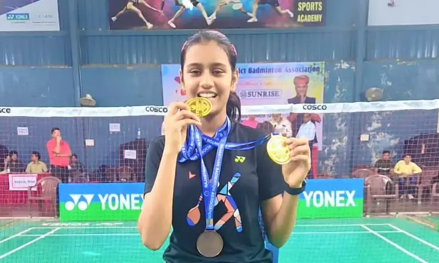भीलवाड़ा की अद्विका शर्मा बनीं राजस्थान बैडमिंटन चेंपियन