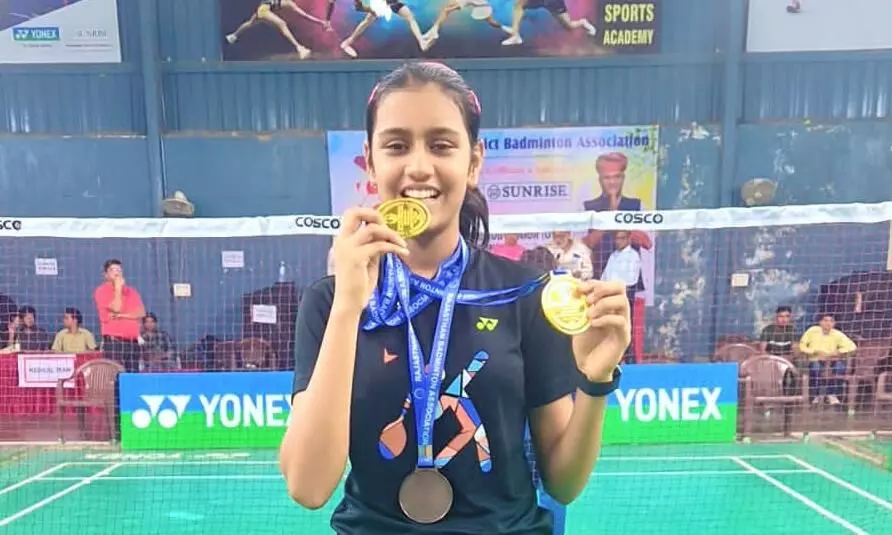 भीलवाड़ा की अद्विका शर्मा बनीं राजस्थान बैडमिंटन चेंपियन