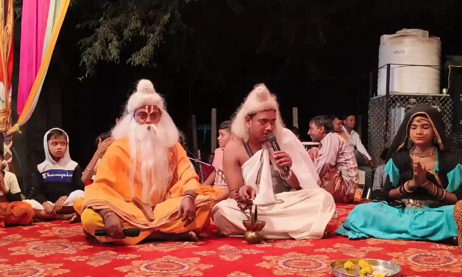 गेगा का खेड़ा में रामलीला का आयोजन राम जन्म की खुशियां मनाई ग्रामीणों ने