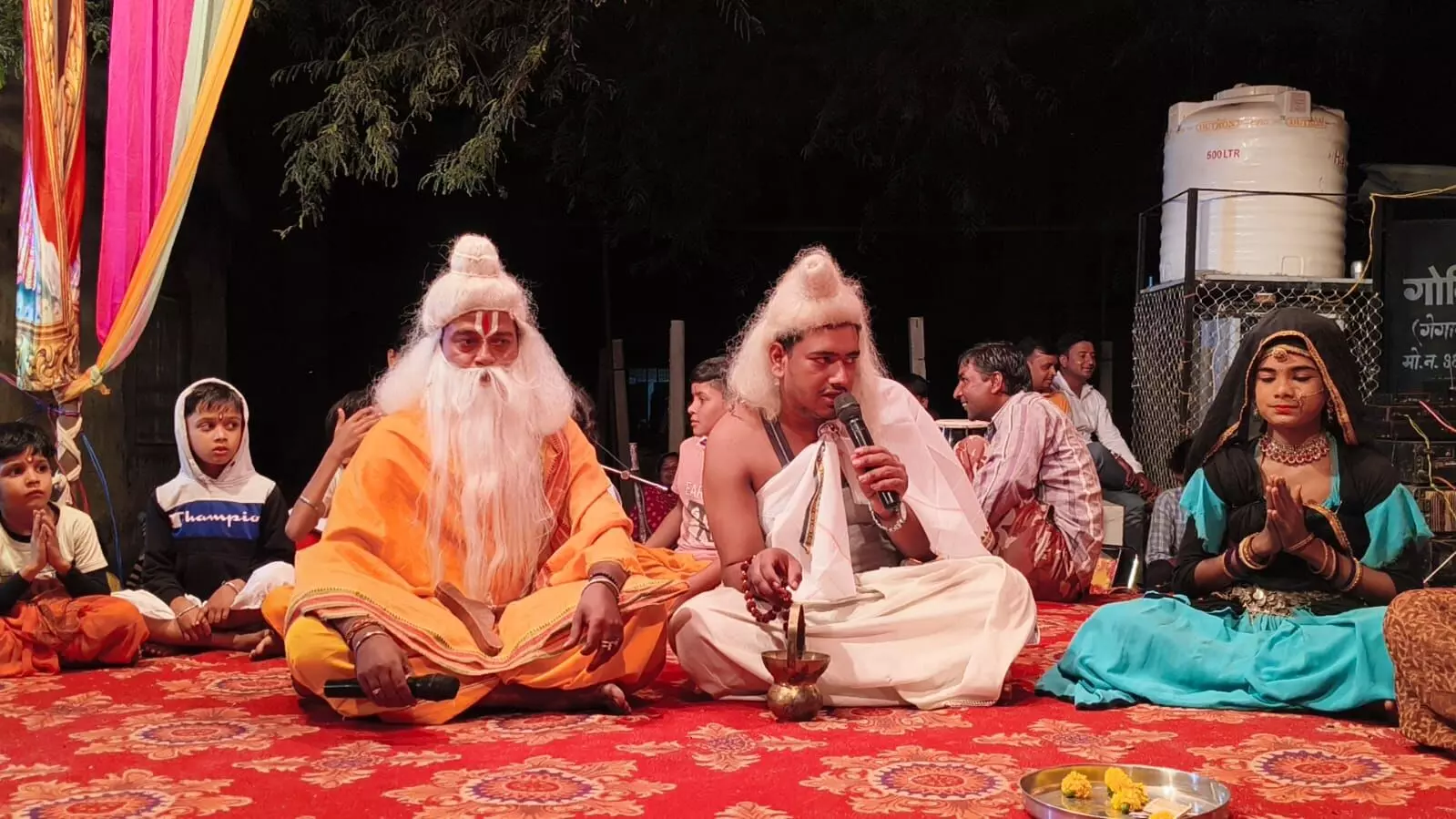 गेगा का खेड़ा में रामलीला का आयोजन राम जन्म की खुशियां मनाई ग्रामीणों ने