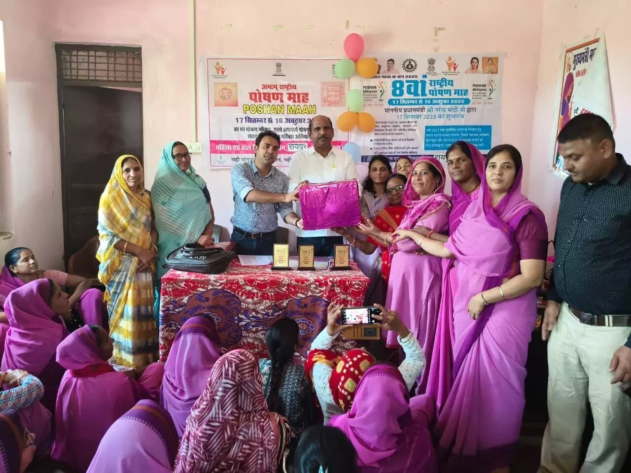 स्वस्थ नारी–सशक्त परिवार अभियान: रायपुर में रंगोली प्रतियोगिता और व्यंजन प्रदर्शनी का आयोजन