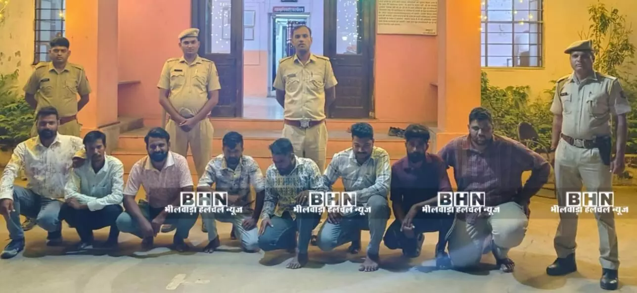 पंडित और पंछी गैंग को कर रहे थे फाॅलो, पुलिस ने 8 युवकों को किया गिरफ्तार पंडित और पंछी गैंग को कर रहे थे फाॅलो, पुलिस ने 8 युवकों को किया गिरफ्तार