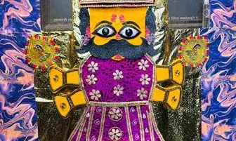 गांधीनगर शनि मंदिर पर दीपावली पर अन्नकूट प्रसाद वितरण