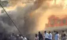 लुधियाना से दिल्ली जा रही गरीब रथ ट्रेन की AC बोगी में  लगी  आग, यात्रियों में  अफरातफरी