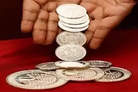 चांदी के सिक्कों की कीमतों में उछाल,  10 ग्राम सिक्का  1750 रुपए पार  सोना चंडी में गिरावट