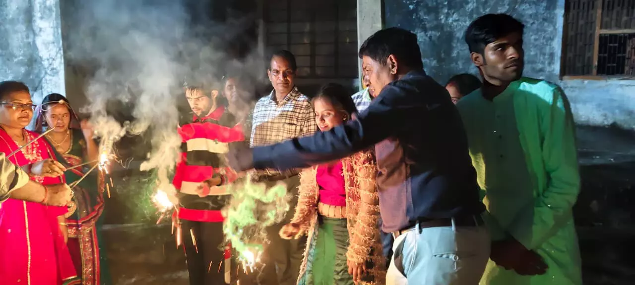 संकल्प दिव्यांग पुनर्वास गृह में दीपावली स्नेह मिलन का आयोजन