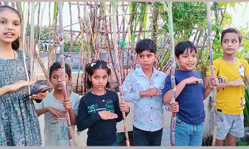 शाहपुरा में ग्रीन लिटिल बेबी की पहल से बच्चों ने मनाई पर्यावरण-मित्र दिवाली, दिया देश को अनोखा संदेश