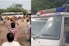 भरतपुर में बवाल: जाम खुलवाने पहुंची पुलिस पर पथराव, सीओ सहित कई पुलिसकर्मी घायल — 3 गाड़ियां क्षतिग्रस्त