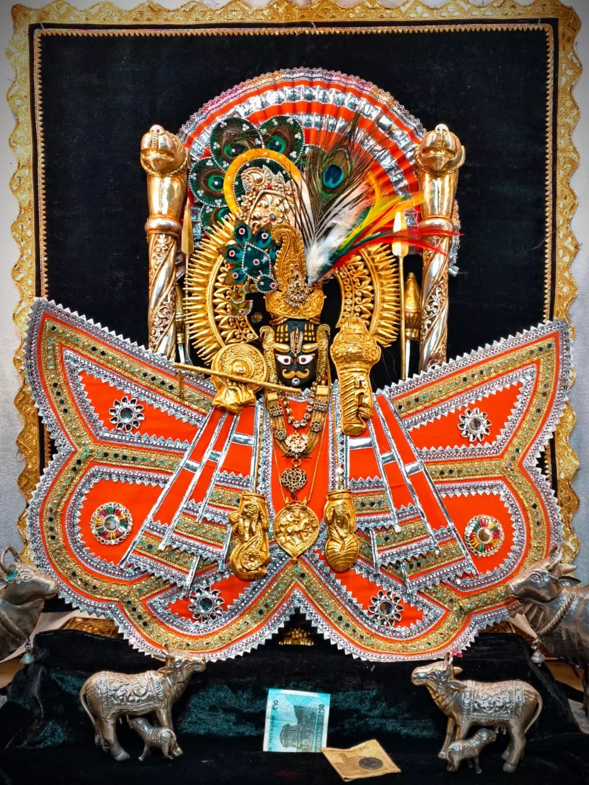 श्री कोटड़ी श्याम मंदिर में   दानपात्र से निकली 38.64 लाख की राशि