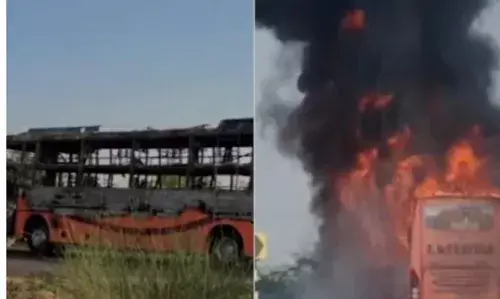 बस बनी आग का गोला, 20 की दर्दनाक मौत, दरवाजा खुलता तो बच जाती जान बस बनी आग का गोला, 20 की दर्दनाक मौत, दरवाजा खुलता तो बच जाती जान