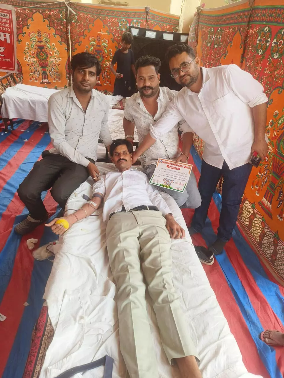 ऑपरेशन सिंदूर” के तहत बोराणा में भारतीय सेना को समर्पित रक्तदान शिविर आयोजित