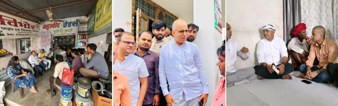 मंत्री चौधरी ने देवरिया में शोक बैठक पर पुष्पांजलि अर्पित की