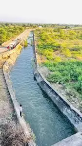 भीलवाड़ा में झमाझम बारिश से पूरा क्षेत्र तरबतर, मेजा बांध की नहरों के गेट बंद