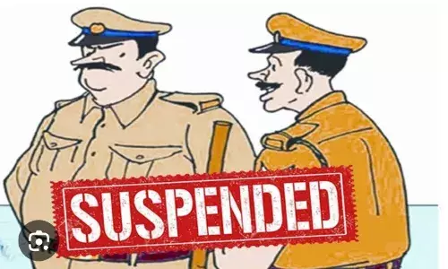 प्रतापनगर थाने के दो सहायक उप निरीक्षकों सहित चार पुलिसकर्मी निलंबित, मचा हड़कंप