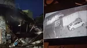 दुकान में विस्फोट- दुकानदार का हवा में उछला शव दुकान में विस्फोट- दुकानदार का हवा में उछला शव