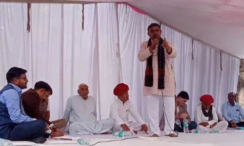 आसींद में खारी बांध जल वितरण कमेटी की हुई बैठक