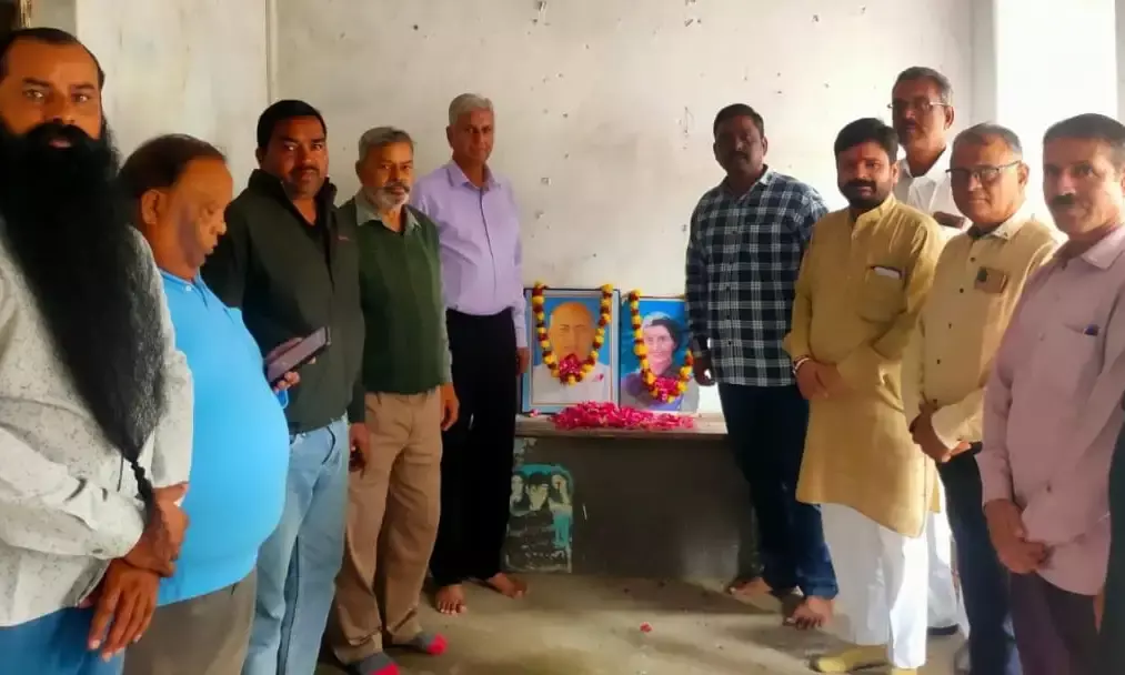 शाहपुरा में राष्ट्रीय संकल्प एवं एकता दिवस पर पुष्पांजली सभा, इंदिरा गांधी और सरदार पटेल को दी श्रद्धांजलि