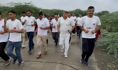 रायपुर में सरदार पटेल जयंती पर मैराथन दौड़ का आयोजन