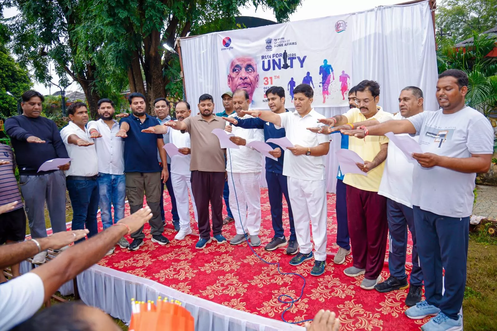 लौह पुरुष सरदार पटेल की 150वीं जयंती पर रन फॉर यूनिटी का आयोजन लौह पुरुष सरदार पटेल की 150वीं जयंती पर रन फॉर यूनिटी का आयोजन