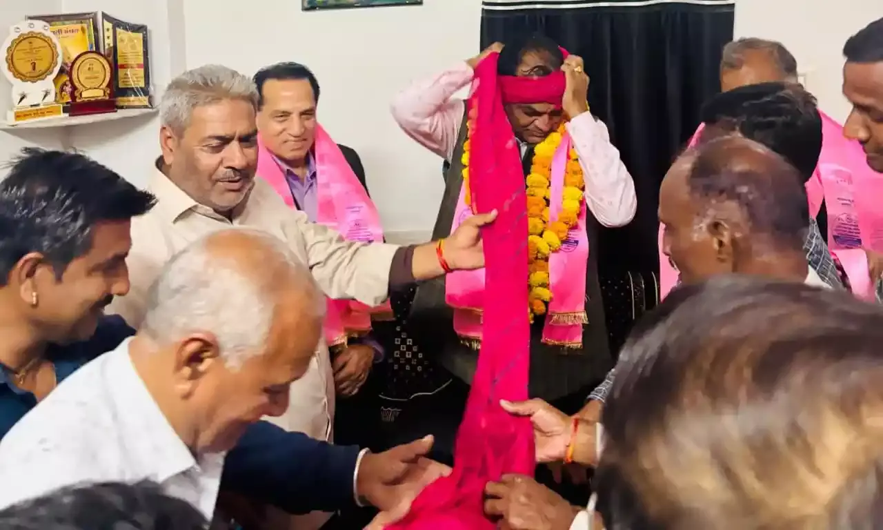 नवनिर्वाचित प्रदेश अध्यक्ष सैनी का भीलवाड़ा में स्वागत