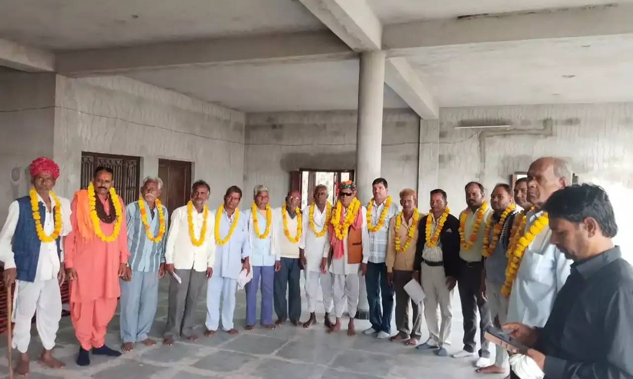 मेवाड़ मदारिया सरगरा समाज चोखला की  कार्यकारिणी गठित