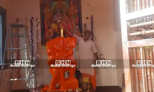 चोरों ने मंदिर पर बोला धावा, 600 ग्राम चांदी का छत्र ले उड़े चोर