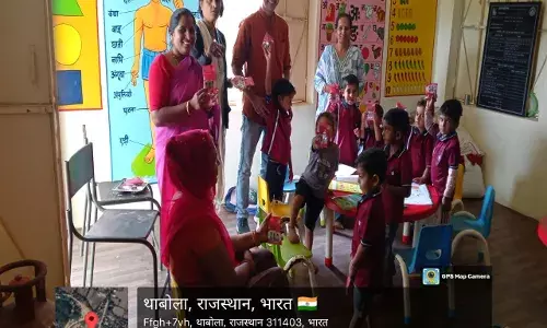 थाबोला में शिशु संजीवनी पैकेट वितरण कार्यक्रम आयोजित