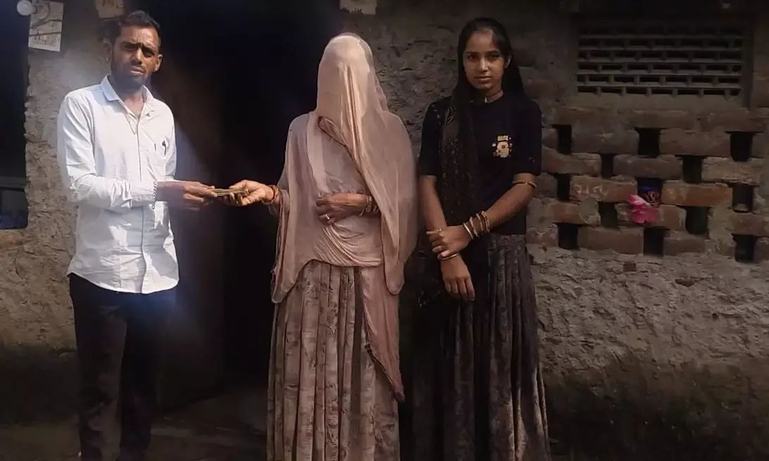 मृतक परिवार को दिलाई आर्थिक सहायता
