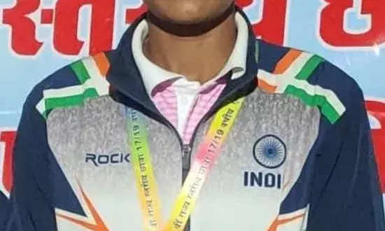 राज्य स्तरीय एथलेटिक्स में  गुर्जर ने जीते दो स्वर्ण पदक