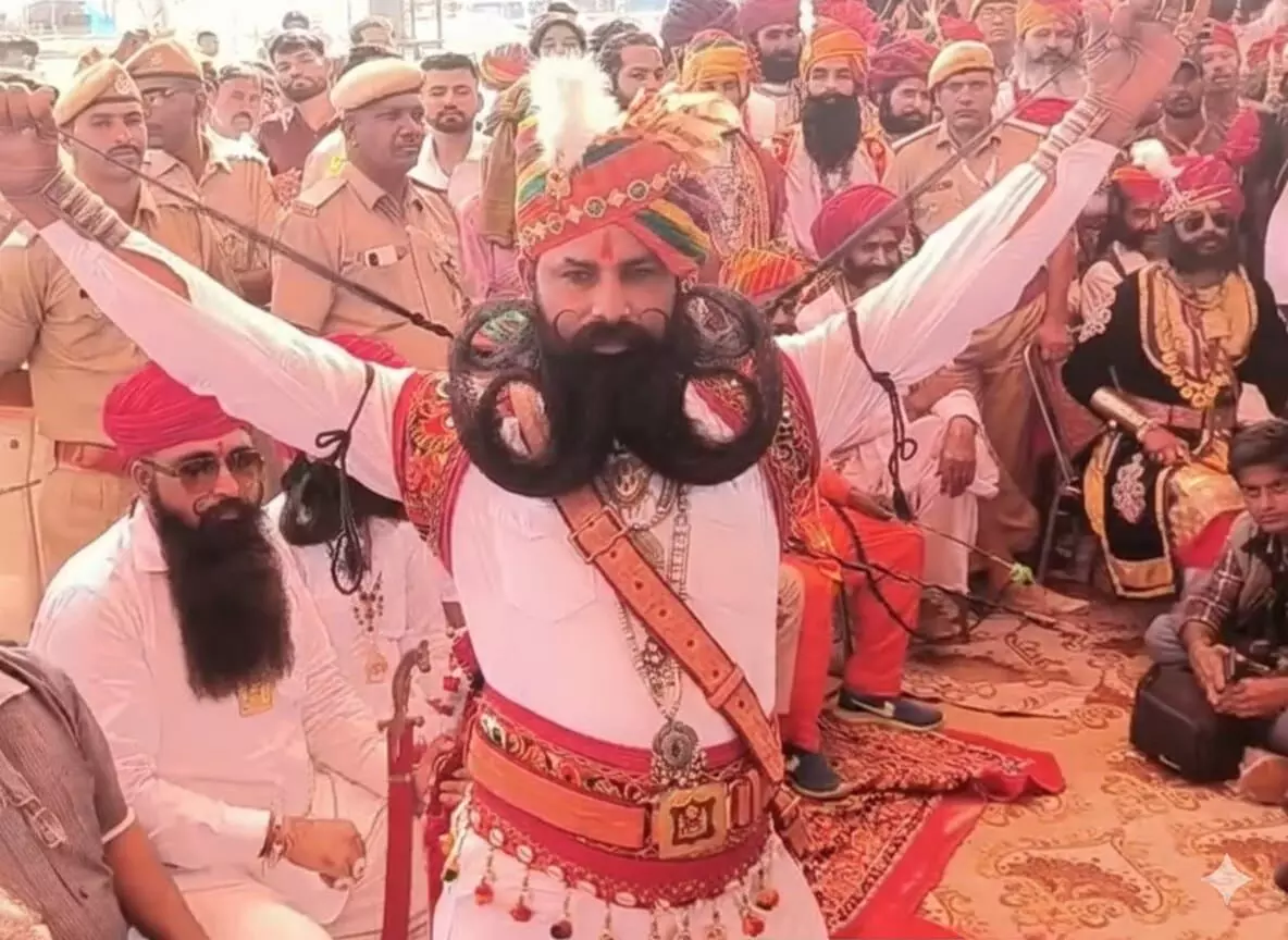 पुष्कर मेले में शाहपुरा की शान का डंका, मूंछ प्रतियोगिता में डॉ. खान अव्वल