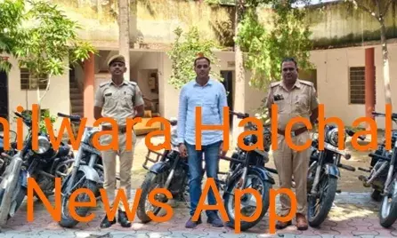 गंगापुर में मोडिफाइड साइलेंसर वाली 15 बुलेट बाइक जब्त, वाहन चालकों में मचा हडक़ंप