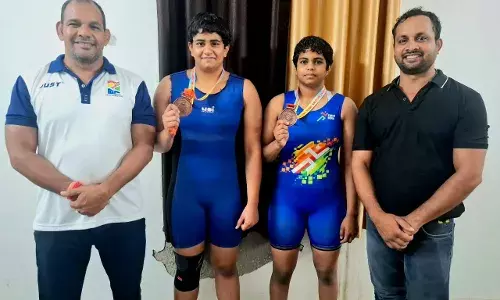 राष्ट्रीय विद्यालय कुश्ती प्रतियोगिता में भीलवाड़ा की दो पहलवानों ने जीते कांस्य पदक