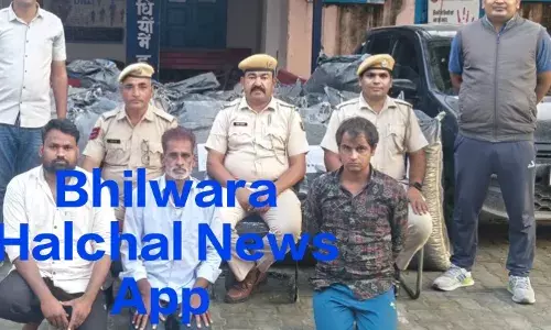 पानी के टैंकर में मिला एक करोड़ का डोडा-चूरा, तीन गिरफ्तार